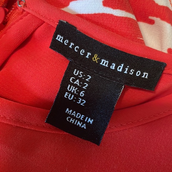 Orange summer party dress - Picture 5 of 6